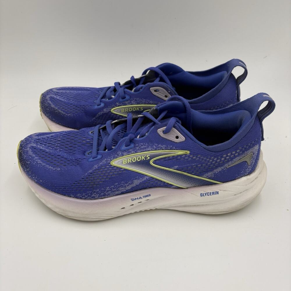 Brooks Glycerin GTS 22 Women’s Size 10.5 B Amparo Blue Running Sneakers Used